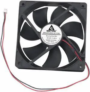 1 Piece 24V Ball Bearing DC Cooling Fan 120*120*25mm High Speed Computer PC Case Radiator 120mm x 25mm 2Pin 0.26A 12025