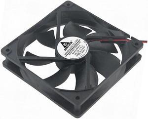 1 Pcs 120mm DC 12V 2Pin 2000RPM Brushless Industrial Machine Case Cooler Cooling Fan 120x120x25mm 0.15A