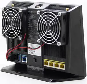 DIY Router cooling fan 70mm DC 5V USB Power Ultra Silent Dissipate Temperature Control For RT AC68U EX6200 AC15 AC68U