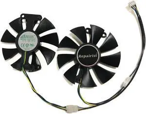 2pcs/set GA91S2H GeForce GTX 950 960 1050 1060 GPU Cooler Fan For ZOTAC GTX1050Ti X Gaming GTX760 2GD5 HB VGA Cards Cooling