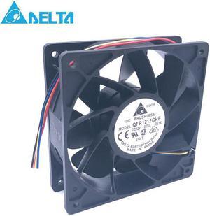 for delta QFR1212GHE QFR1212GHE PWM 4P 12V 2.7A 12038 Server cooling fan 74Y5220 120*120*38mm for Bitcoin Miner
