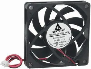 5 pcs 7cm PC Case CPU Cooler 70mm x 15mm 24V DC Motor Brushless Cooling Fan 70x70x15mm 7015 2Pin
