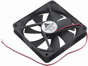 2 pcs 2Pin 14cm 140x140mm 5.5 inch 12V Brushless DC Fan Computer PC Case Cooler Cooling Radiator 140mm x 25mm