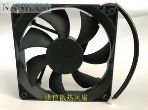 120*120*25 MWP1225L12S DC12V 0.40A 12CM 2 wire power supply cabinet cooling fan