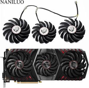 PLD10010S12HH PLD09210S12HH 4Pin Cooler Fan Replacement For MSI GEFORCE GTX 1080 Ti Gaming X Trio Graphics Card Cooling Fans