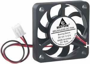 5 pcs 4007 12V 2Pin 2.5 40x40x7mm Micro Axial Flow DC Brushless Cooling Fan 40mm x 7mm PC VAG Heatsink Cooler 4cm