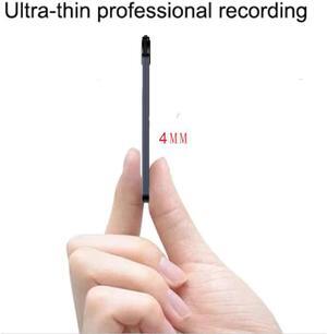 150Hours Ultra-thin Card Digtal Voice Recorder Oculta 32GB Mini Activated Professional Sound Record Micro Flash Drive Dictaphone(8GB)