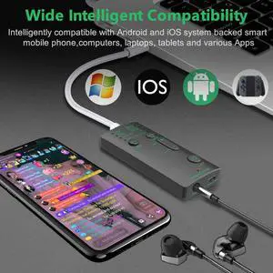 Mobile Phone Voice Changer Portable Sound Card Anchor Live Karaoke Game Voice Changer Shout Mike Tool Microphone Voice Alter