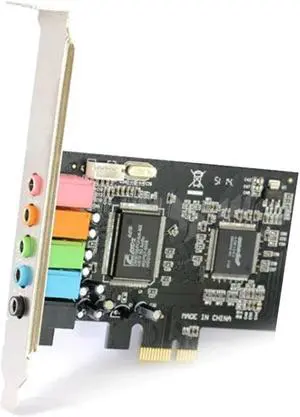 PCIe Sound Card 6 Channel CMI8738 Chipset Audio Interface PCI Express 1X Built-in PCI-E8738 PCI-E 5.1 Stereo Desktop Soundcard