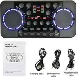 Singing Recording Gaming Bluetooth 4.0 For Phone Computer Voice Changer Sound Card Portable Live Broadcast Accessories External