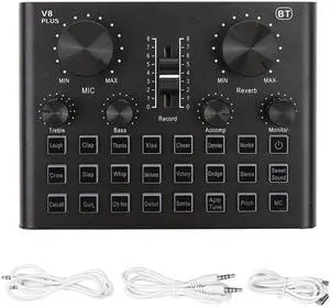 CUVAVE V8 Plus Sound Card Live Universal Internet Outdoor Live Broadcast Equipment ST TL Universal for Computer Pc Mobile Phone