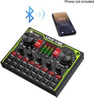 Voice Changer Computer Phone Noise Reduction Audio Gift Live Sound Card Multiple Effects Gaming Real Time Mixer Board Streaming