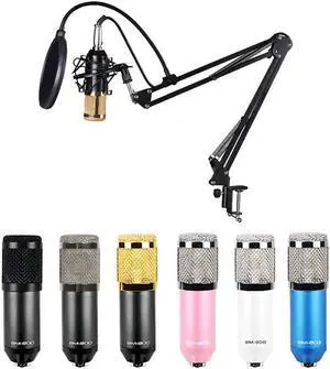 Recording RGB Condenser Microphone for iPhone Android Laptop Computer Professional USB Mic V8 Pro Sound Card Live Broadcast V8X