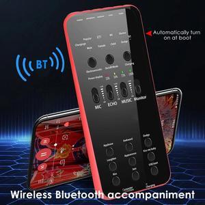Live Sound Card Voice Changer Audio interface External Sound Card for Phone PC Broadcast DJ USB Sound mixer Console Singing