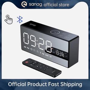Sanag X9 Bluetooth Speaker Wireless Touch HiFi Sound Music Box With LED Display Alarm Clock Radio FM Stereo Bass TF Card AUX MP3