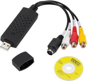 Video Capture Card USB 2.0 TV Tuner VHS To DVD Video Capture Converter Audio For Win7/8/XP/Vista with USB Cable
