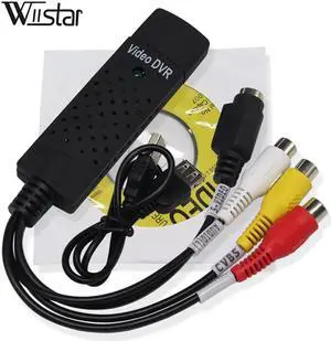 USB 2.0 Video Capture Card Easy Cap Video Audio Converter TV DVD VHS Audio Capture Adapter Card TV Video DVR 7AB7BA