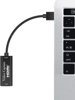 Video Capture Card Lightweight Portable HD-MI Live Video Recorder USB2.0 Game Capture Card for Laptop PS4 Live Streaming