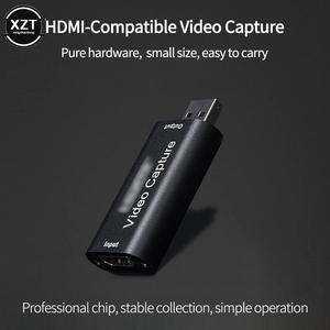 USB 2.0/3.0 HDMI-compatible Video Capture Card Video Grabber Record 1080p 30/60fps for PS4 Game Camera Recording Live Streaming