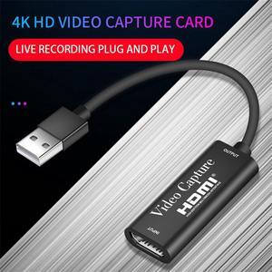 1080P Video Capture Card USB2.0 HDMI-compatible Grabber Recorder for PS4 Game DVD Camcorder Camera Recording Live Streaming