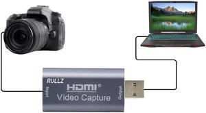 Mini HD 1080P HDMI To USB 2.0 Video Capture Card Game Recording Box for Ps3 Ps4 Ps5 PC Game Youtube OBS Live Streaming Broadcast