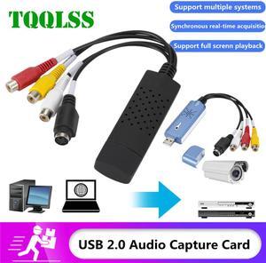 USB 2.0 to RCA cable adapter converter Audio Video Capture Card Adapter PC CableS For TV DVD VHS capture device