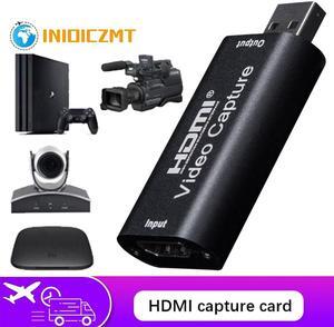 USB 2.0 video capture card HDMI compatible live video capture card 1080P HD video recorder computer game real-time streaming