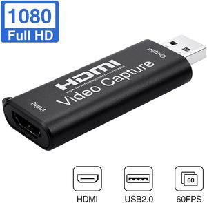 Hot!Mini HD 1080P HDMI To USB 2.0 Video Capture Card Game Recording Box for Computer Youtube OBS Etc. Live Streaming Broadcast