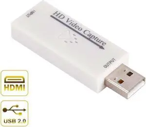 1080P Mini HDMI To USB 2.0 Video Capture Card Game Recording Box for Computer Youtube OBS Etc Live Streaming Broadcast
