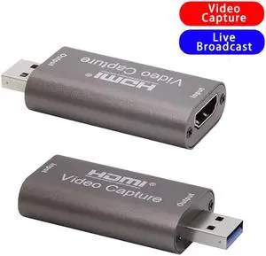 4K Video Capture Card USB 3.0 USB2.0 HDMI-compatible Grabber Recorder for PS4 Game DVD Camcorder Camera Recording Live Streaming