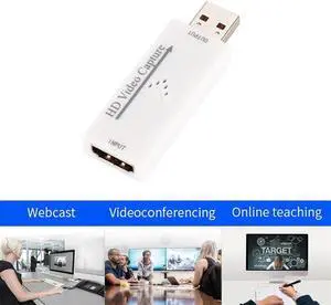 4K Video Capture Card USB 2.0 HDMI-compatible Video Grabber Box for PS4 Game DVD Camcorder Camera Record video Live Streaming