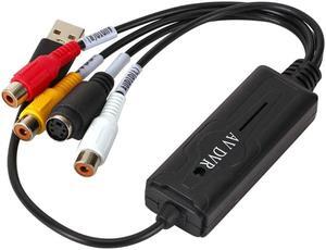USB 2.0 Easycap Capture 4 Channel Video TV DVD RCA VHS Audio Capture Adapter Card For TV Video DVR With CD Driver