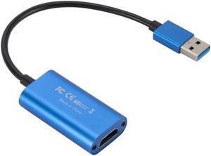 HDMI-compatible to USB-C Video Capture Card HD 1080P HDMI-com' To USB Video Capture Board Game Record Live Streaming Broadcast