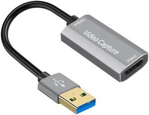USB 3.0 Video Capture Card 1080P 60fps 4K HDMI-compatible Video Grabber Box for Macbook PS4 Game Camera Recorder Live Streaming