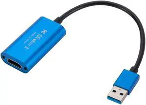 HD Video Capture Card 4K 1080P HDMI to USB3.0 Video Recording Support PC Game Camera Recording Live Streaming OBS Capture Box