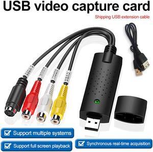 USB 2.0 Video Card Audio Capture Card Adapter TV Box DVD VHS DVR Game streaming to Digital Converter for Vista XP Windows 10 8.1