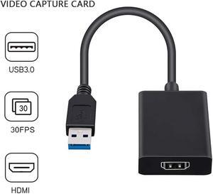 Video Capture Card USB 3.0 HDMI Video Grabber Record Box for PS4 Game DVD Camcorder Camera Recording Live Streaming