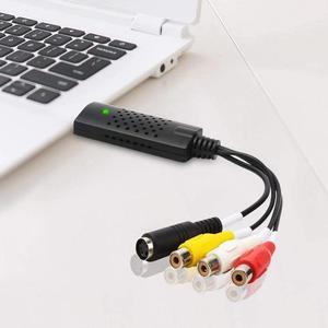 Video Tuner Box Grabber Compatible USB 2.0 Capture Card 1 Channel VCR VHS TV to DVD Converter Video Audio Adapter