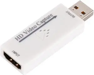 USB 2.0 HDMI-compatible 1080P One-Channel Video Capture Card 8/10/12 bit color depth 4K HD Live Streaming Recorder Box