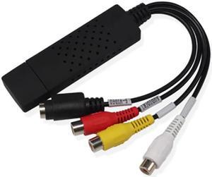 USB 2.0 Video Converter Audio Capture Card VHS to Digital Converter VHS Box VCR TV to Digital Converter for laptop Win 7/8/10