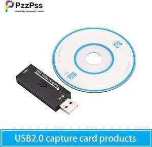 USB2.0 to HDMI compatible capture card 1080P30hz HD video live broadcast platform recording capture card supports computer games