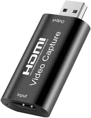 HDMI Capture Card 4K HD to USB2.0 Capture HDMI Card Video Grabber Record Box 1080P@30Hz Camera Recording Live Streaming
