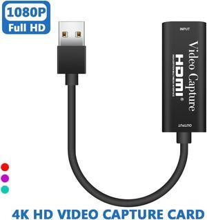 4K USB 2.0 To HDMI-compatible Capture Video card streaming Wired Board capture video cards for pc Live Game for PS4