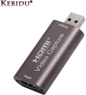 Mini 4K 1080P USB 2.0 3.0 Video Capture Card Game Recording Box for Computer Youtube OBS Live Streaming Broadcast