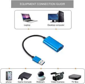 Video Capture Card Usb3.0/usb3.1 Type-c High-definition Video Capture Card Recording Hdmi-support Game Live Broadcast
