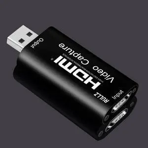 Rullz Mini Video Capture Card USB 2.0 HDMI Video Grabber Game HD Camera Recording Box Live Streaming Plate Compatible USB 3.0 PC