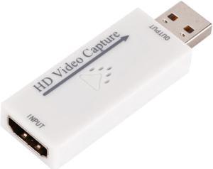 Mini 1080P Resolution Video Capture Card Live Streaming Game Video HD Recorder HD to USB Adapter