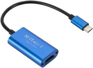 Type-C Video Capture Card HDMI-Compatible to Type-C Game Live Video Recording Online Teaching Recording