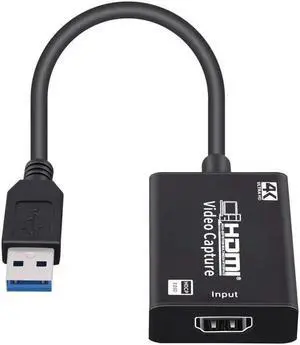 Computer Portable Grabber Online Teaching Device Broadcast To USB 2.0 Record Live Streaming 4K 1080P Video Capture Card