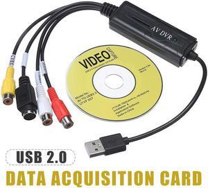1Set High Quality USB 2.0 Video Capture Card Durable VHS to DVD VCR Converter Adapter For PC Laptop Computer
